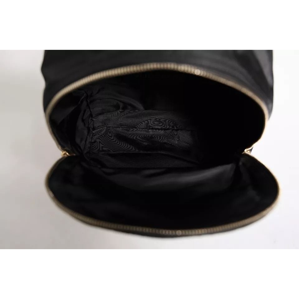 Dolce & Gabbana Black Nylon #DGFAMILY VULCANO Embellished Backpack Bag Dolce & Gabbana