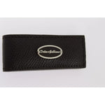 Dolce & Gabbana Brown Leather Magnet Mens Money Cash Clip, luxury Italian design, logo detail, 100% leather, MainLine collection