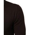 Dolce & Gabbana Brown Wool Logo Embroidered Men Polo T-shirt