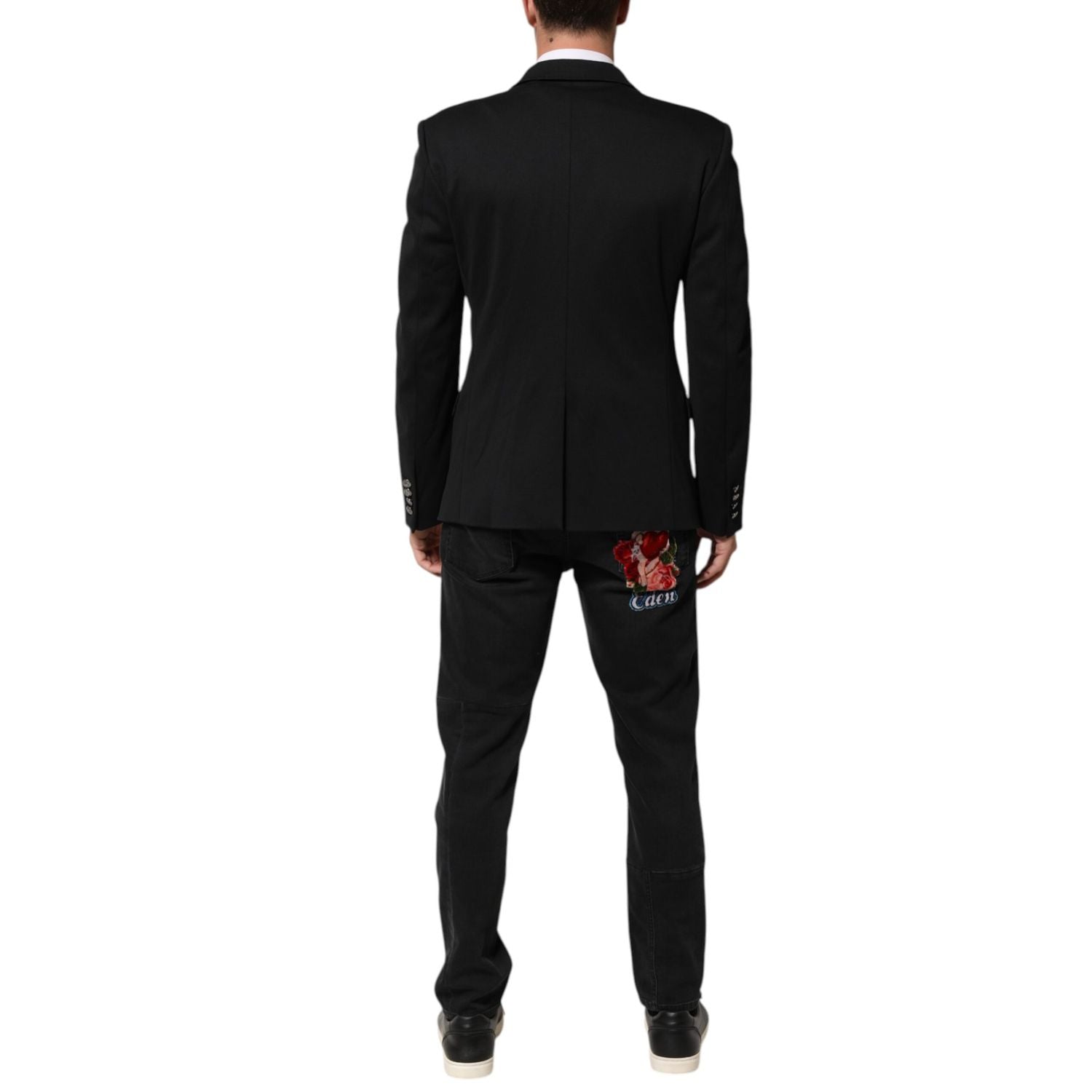 Front view with bag zipped and handles upright.