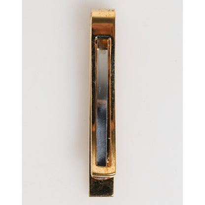 Dolce & Gabbana Gold Tone Brass Logo Branded Men Accessory Tie Clip Bar