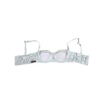 Dolce & Gabbana Light Blue Silk Semi-Padded Balconette Underwear