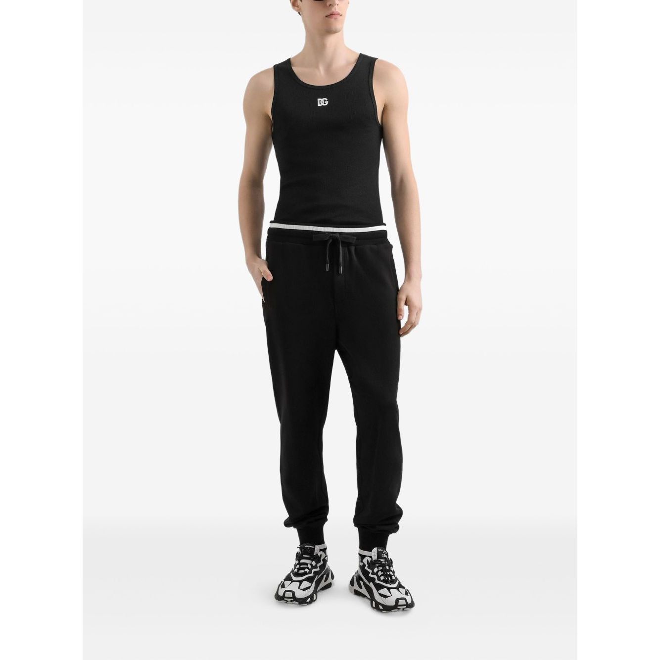 Dolce & Gabbana Logo cotton tank top Topwear