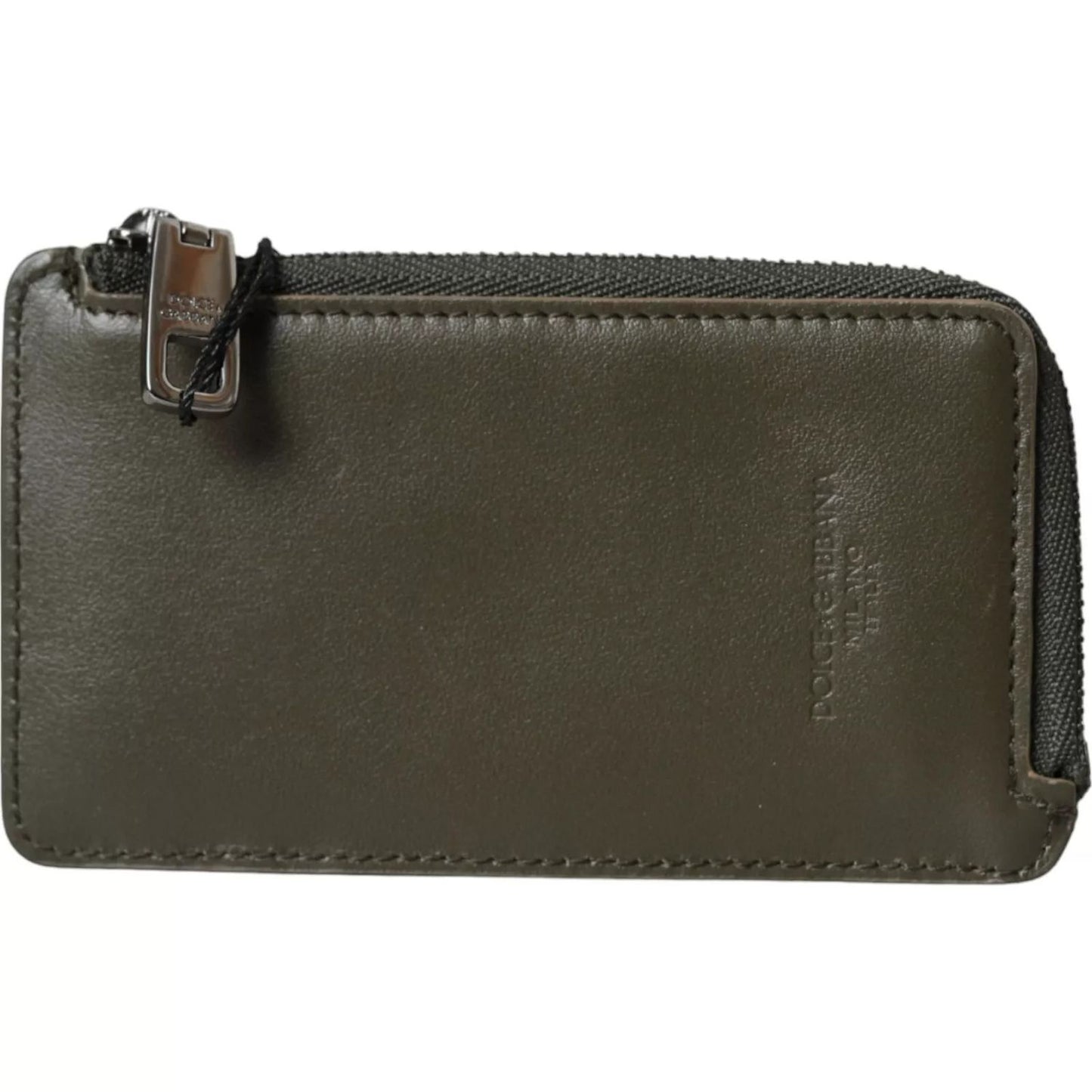 Dolce & Gabbana Multicolor Calfskin Leather Logo Card Holder Women Wallet