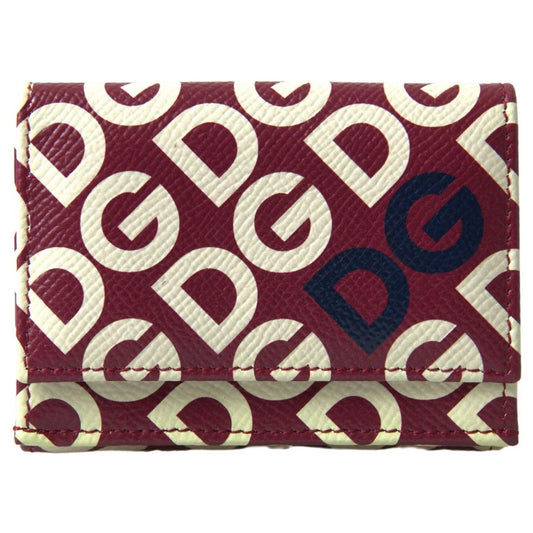 Dolce & Gabbana Multicolor DG Logo Mania French Flap Leather Wallet Dolce & Gabbana