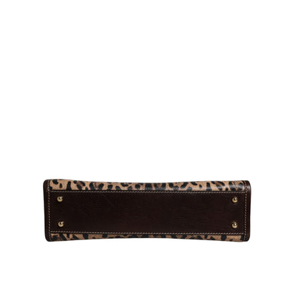 Dolce & Gabbana Multicolor Leopard Shopping Tote Shoulder WomenBorse Bag