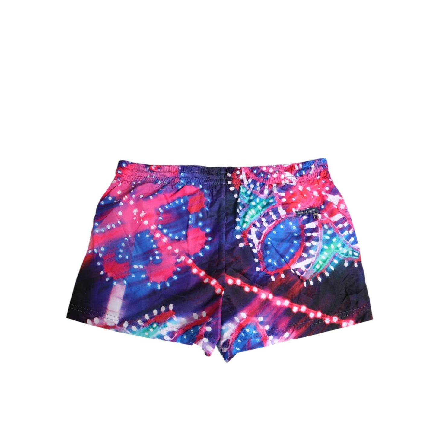 Dolce & Gabbana Multicolor Neon Print Polyester Shorts Swimwear