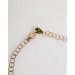 Dolce & Gabbana Red Rose Floral Crystal Embellished Statement Jewelry Necklace clasp and chain detail