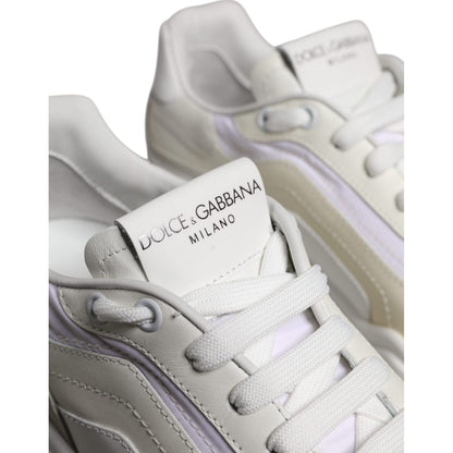 Dolce & Gabbana White Daymaster Low Top Sneakers Shoes Dolce & Gabbana