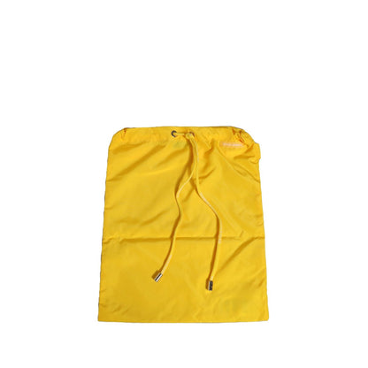 Dolce & Gabbana Yellow Waistband Logo Beachwear Brief Swimwear