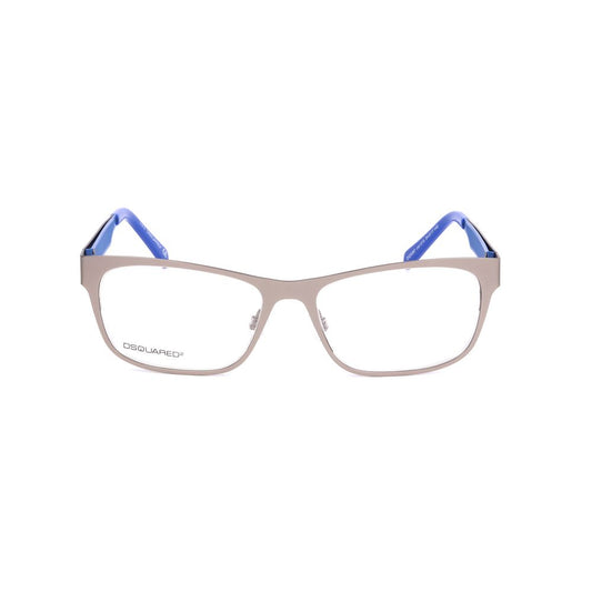 Dsquared² Silver Metal Frames eyeglasses, model DQ5097-015, featuring 54/17/140mm dimensions with a sleek silver finish.