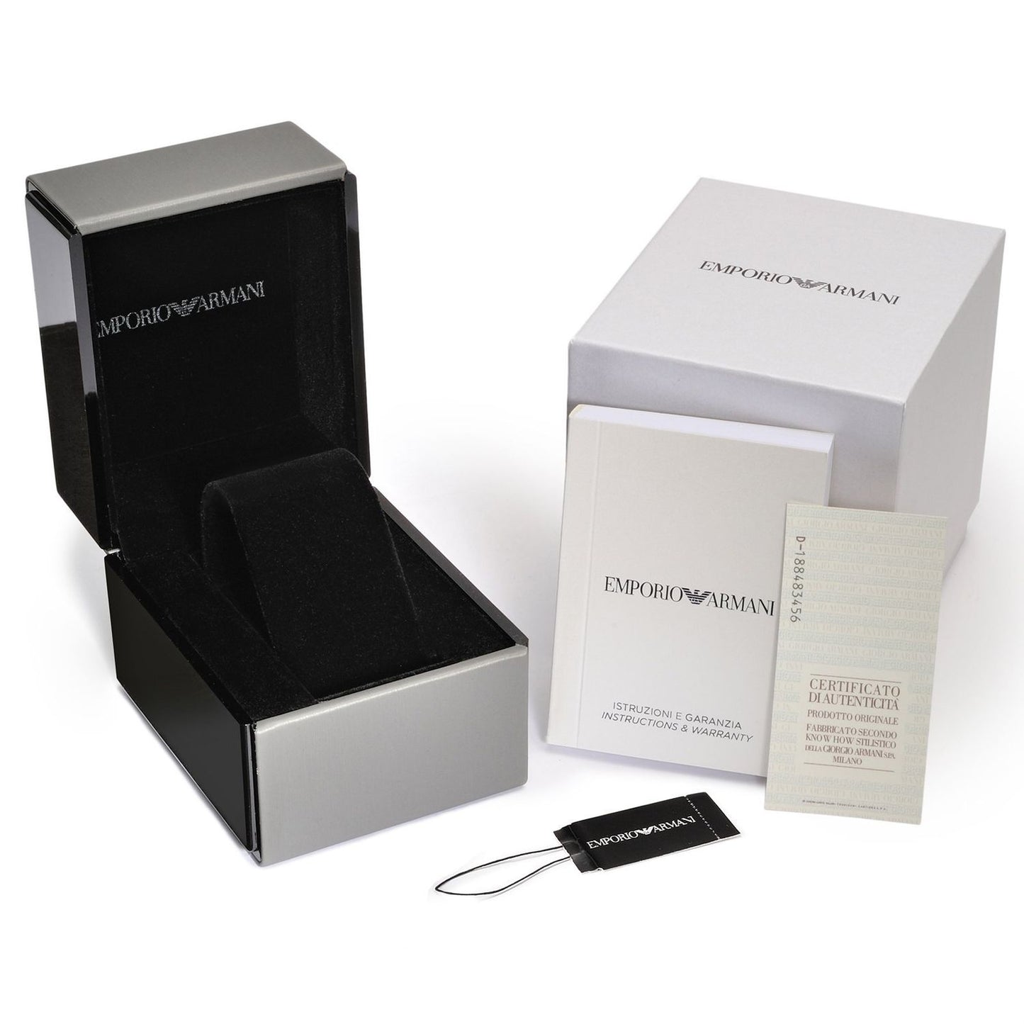 EMPORIO ARMANI Mod. FEDERICO official watch box and warranty card