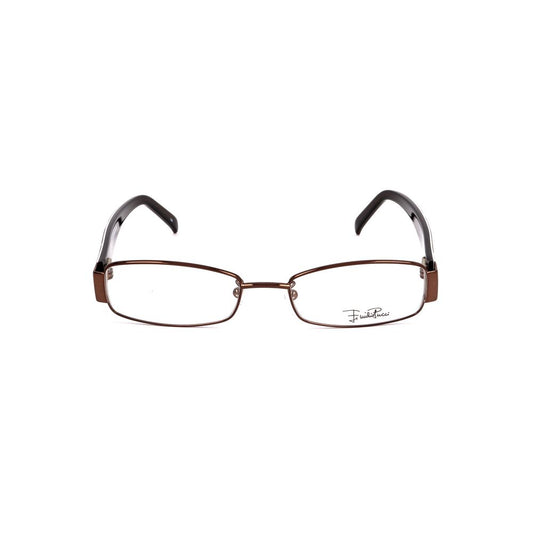 Emilio Pucci Brown Metal Frames with 50/17/135 mm dimensions, elegant design for women