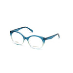Emilio Pucci Brown Resin Frames, stylish women's glasses, 54/18/140 mm size, with a sophisticated resin material and elegant brown color.