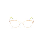 Emilio Pucci Gray Metal Frames with stylish design, grey color, and metal material. Glasses for women EP5194-56025, size 56/15/140 mm.