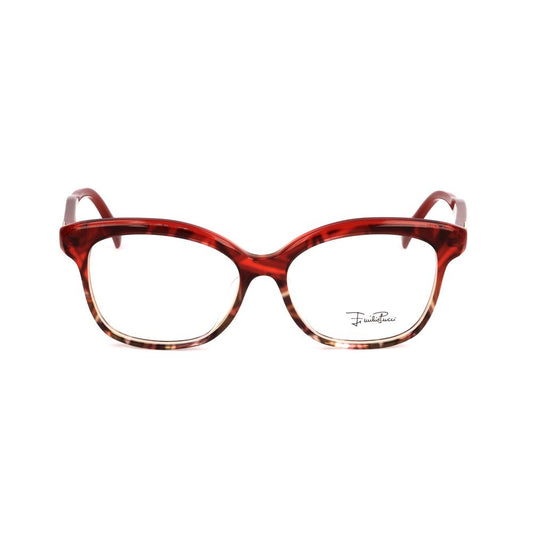 Emilio Pucci Red Plastic Frames, cherry red glasses, women's eyewear model EP2695611, lens size 51mm, bridge 15mm, temples 135mm.