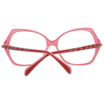 Emilio Pucci Red Women Optical Frames in plastic with full-rim style, size 54-14-135, featuring spring hinge and branded case.