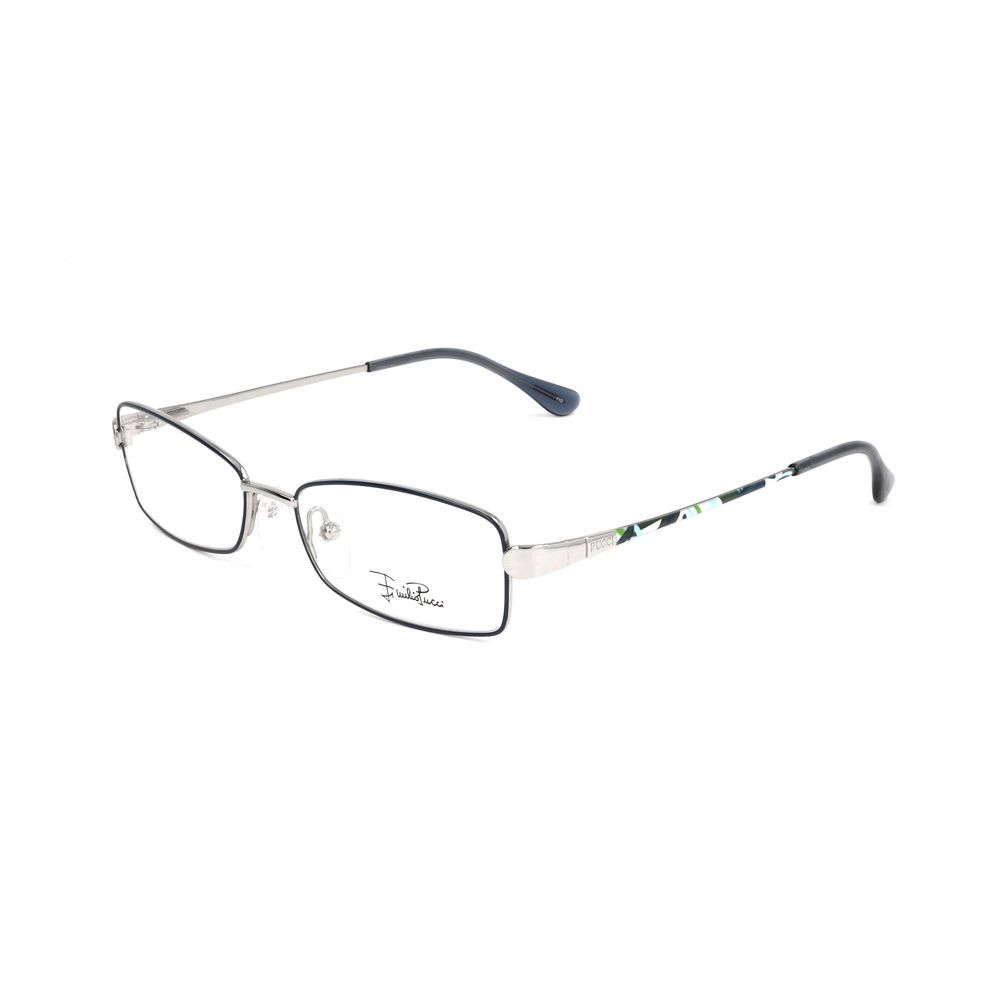 Emilio Pucci Silver Metal Frames, women's glasses EP2142045, silver color, metal material, dimensions 51/15/130 mm.