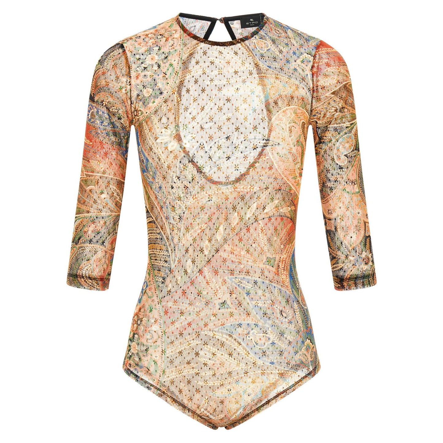 Etro Multicolor Polyamide Bodysuit