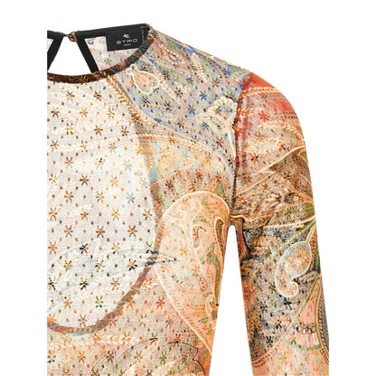Etro Multicolor Polyamide Bodysuit