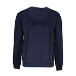 Fila Blue Cotton Men Sweater with Hood