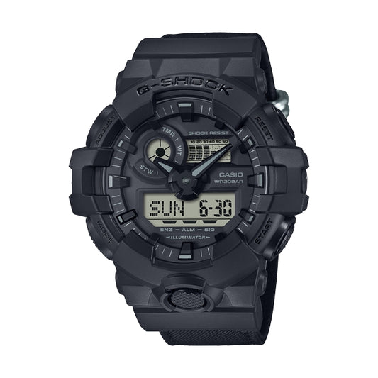 CASIO G-SHOCK Mod. BOLD - BLACK CORDURA ECO FABRIC STRAP SERIE wristwatch with 20 ATM water resistance and quartz multifunction movement