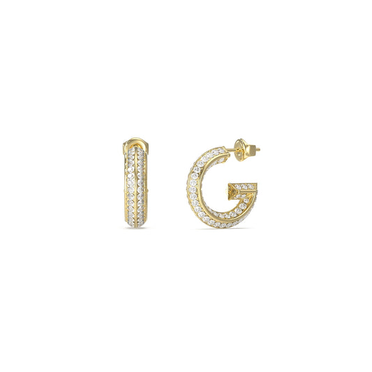 GUESS JEWELS JEWELRY Mod. JUBE05444JWYGT-U gold crystal earrings