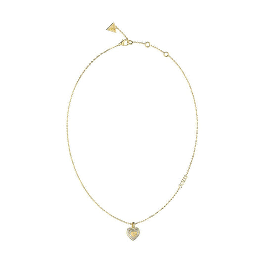 GUESS JEWELS JEWELRY Mod. JUBN04030JWYGT-U gold heart necklace
