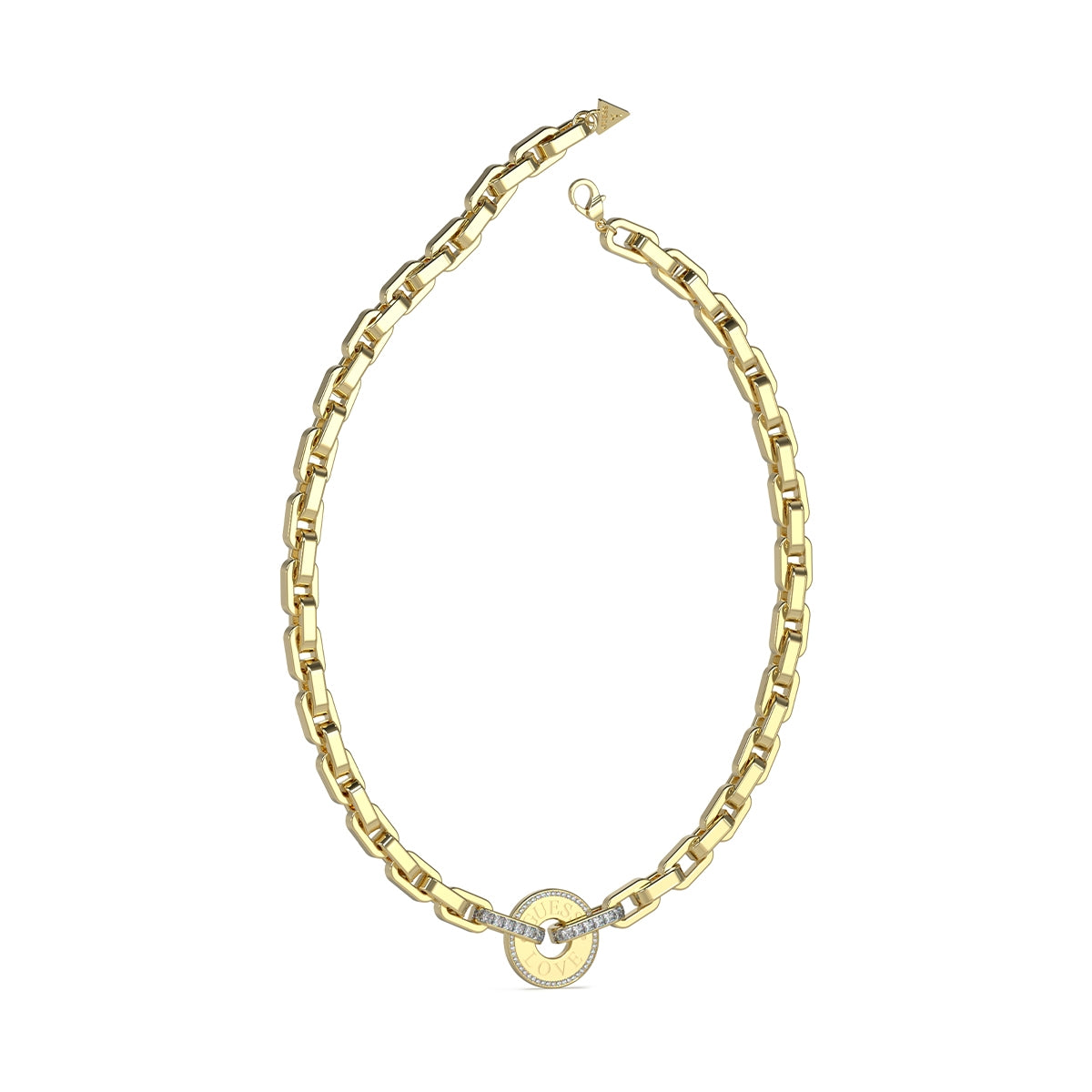 GUESS JEWELS JEWELRY Mod. JUBN04074JWYGT-U gold chain necklace with pendant
