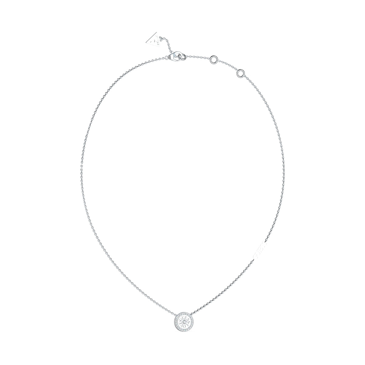 GUESS JEWELS JEWELRY Mod. JUBN04080JWRHT-U silver necklace with pendant