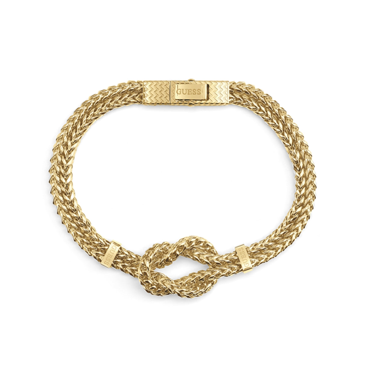 GUESS JEWELS JEWELRY Mod. JUMB05027JWYGS gold bracelet with knot design