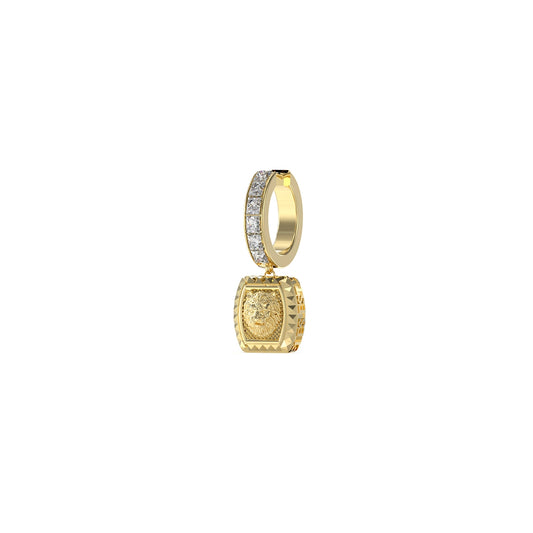 GUESS JEWELS JEWELRY Mod. JUME05006JWYGT-U gold earring with diamond details