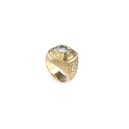 GUESS JEWELS JEWELRY Mod. JUMR01375JWYG64 gold ring with intricate design