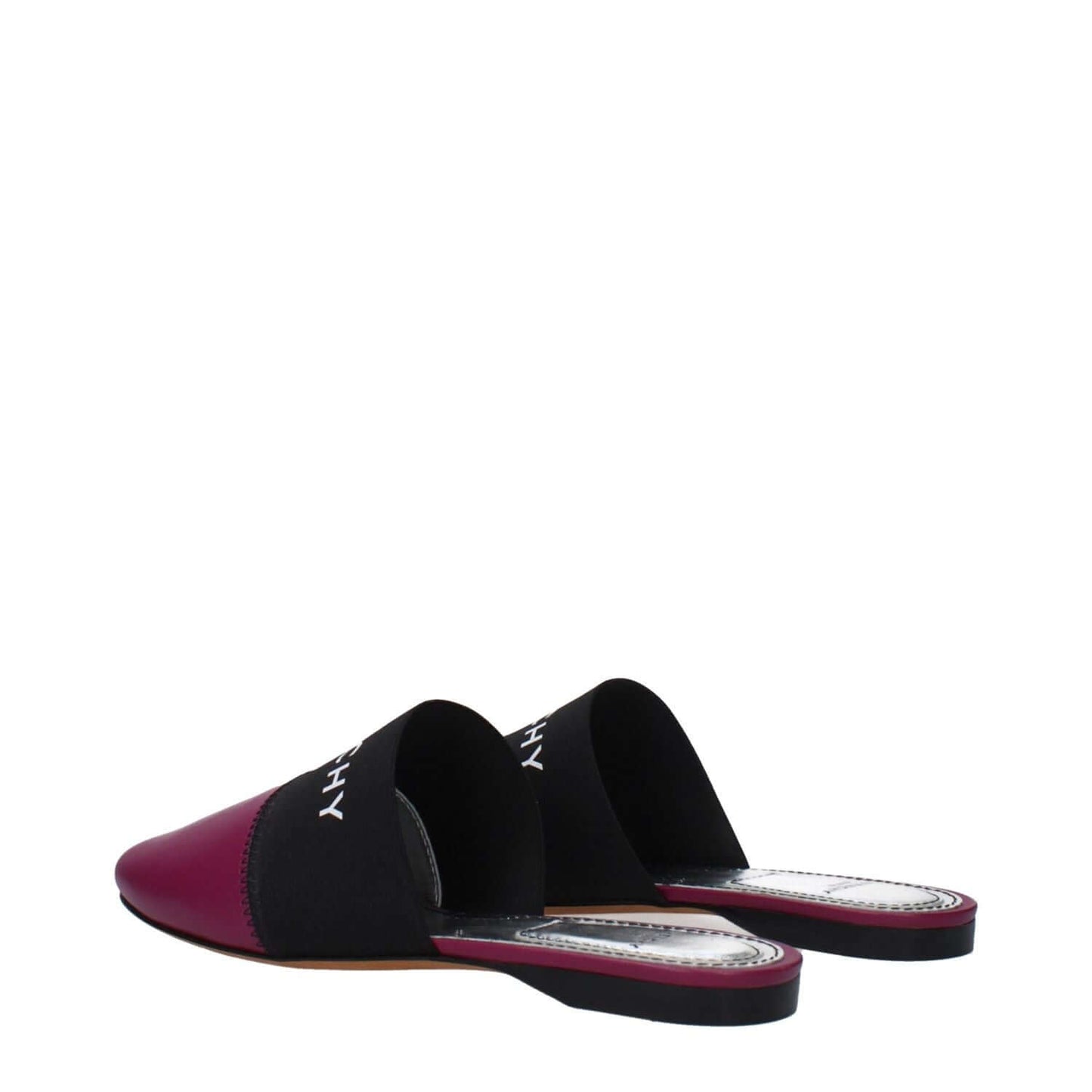 Givenchy Purple Leather Slippers