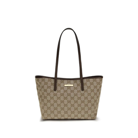 Gucci Beige Polyester Handbag