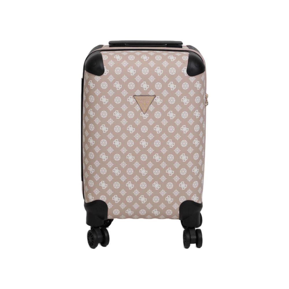 Front view with bag zipped and handles upright.