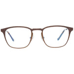 Hackett Brown Metal Frames, men's eyewear, 49/20/145mm size, boxy brown glasses for men, elegant brown frame glasses, stylish optical frames