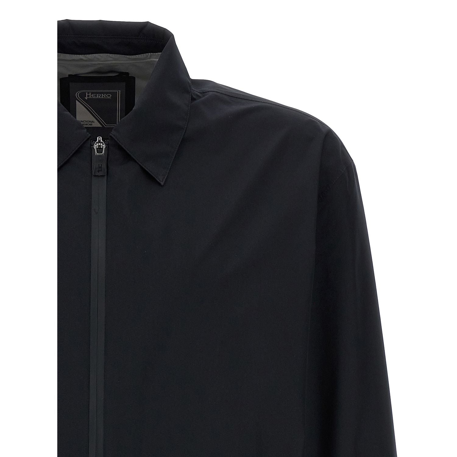 Herno Black Polyester Shell Jacket