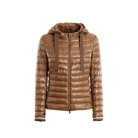 Herno Brown Polyamide Shell Jacket