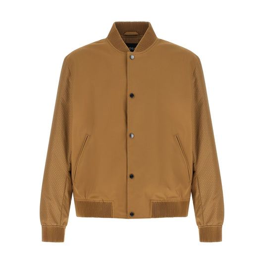 Hugo Boss Beige Polyester Bomber