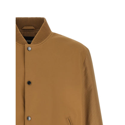 Hugo Boss Beige Polyester Bomber