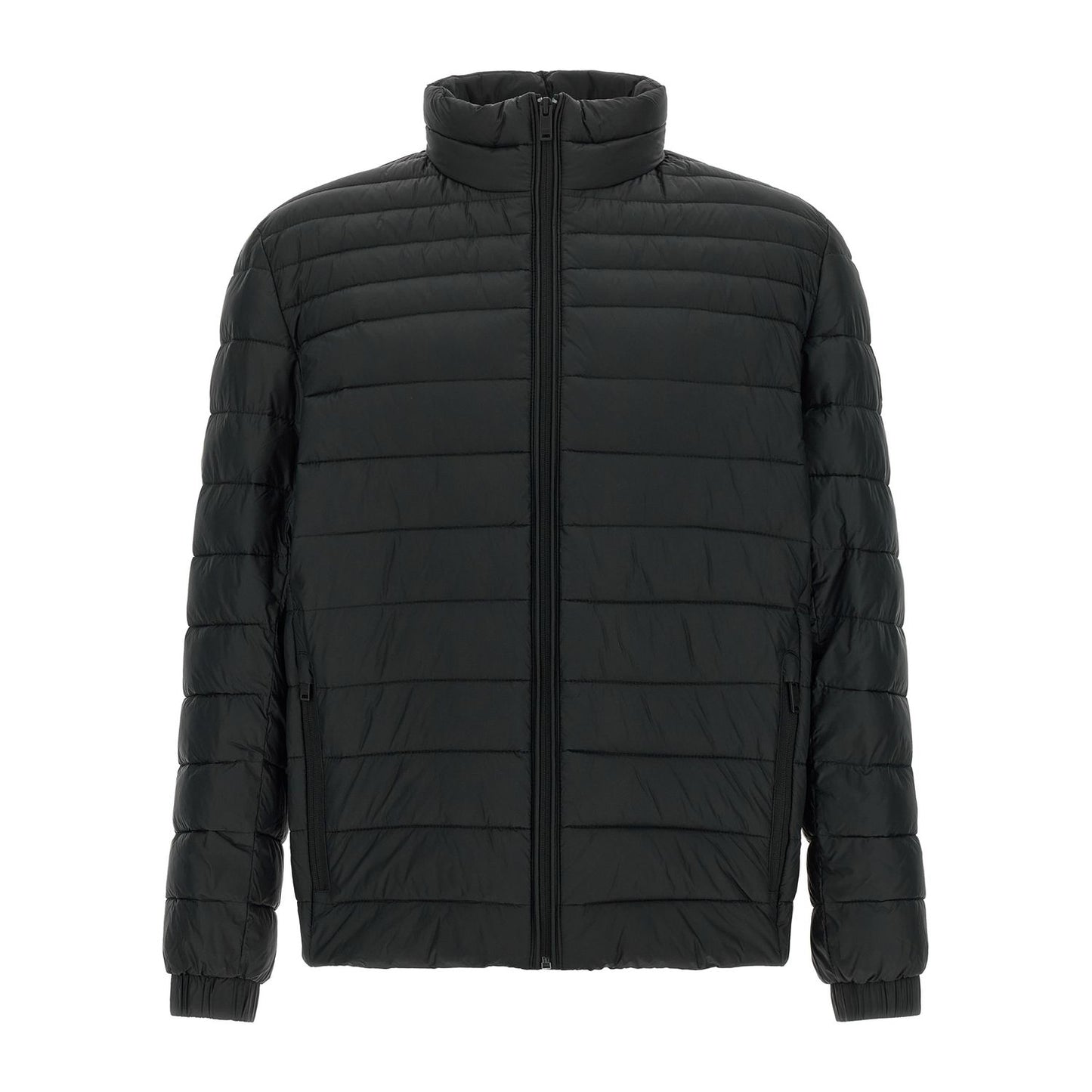 Hugo Boss Black Recycled Polyamide Full-Length Jacket
