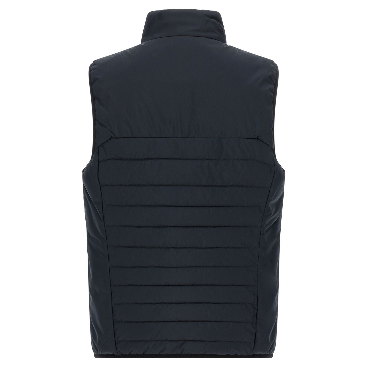 Hugo Boss Blue Polyester Sleeveless Jacket