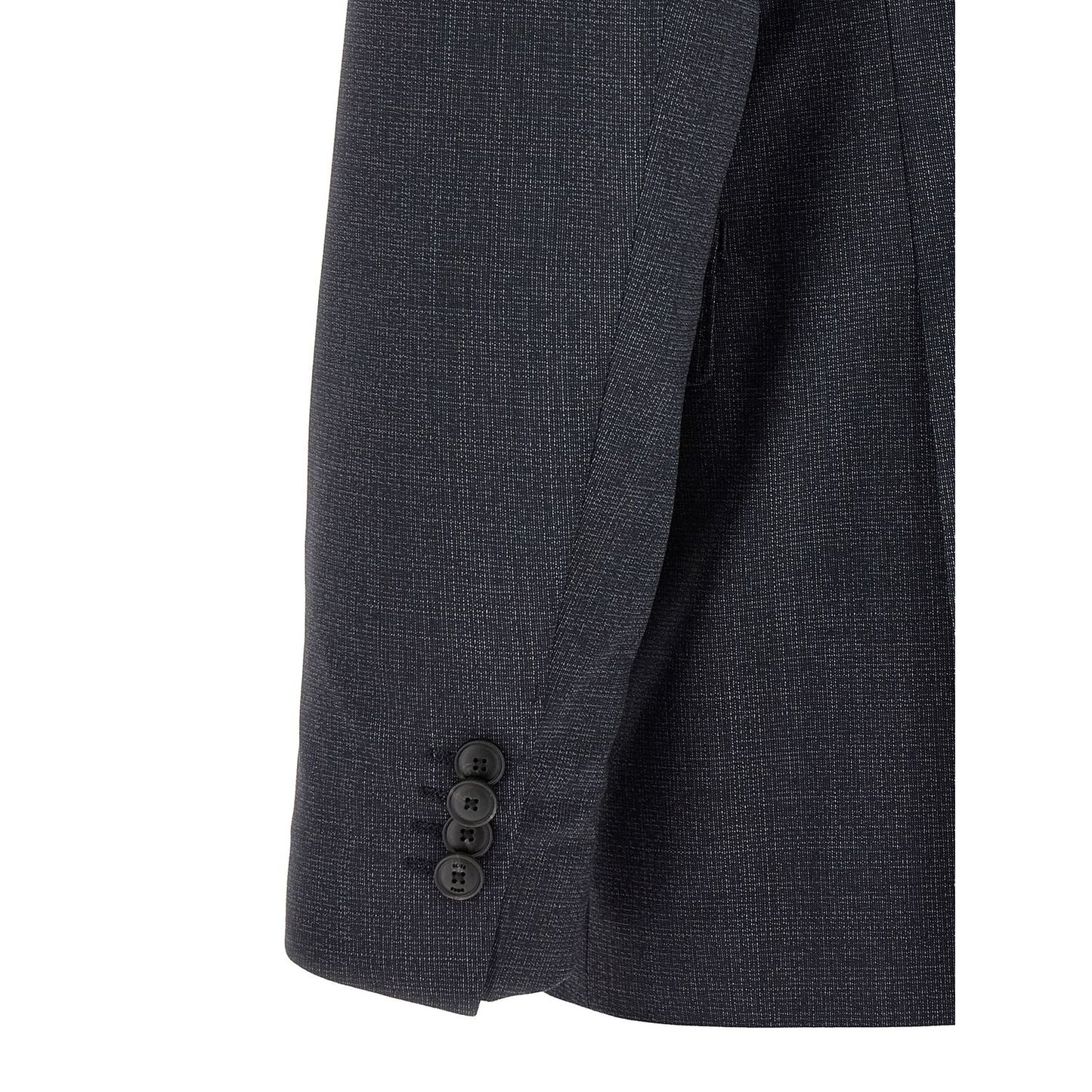 Hugo Boss Blue Polyester Two-Piece Suit