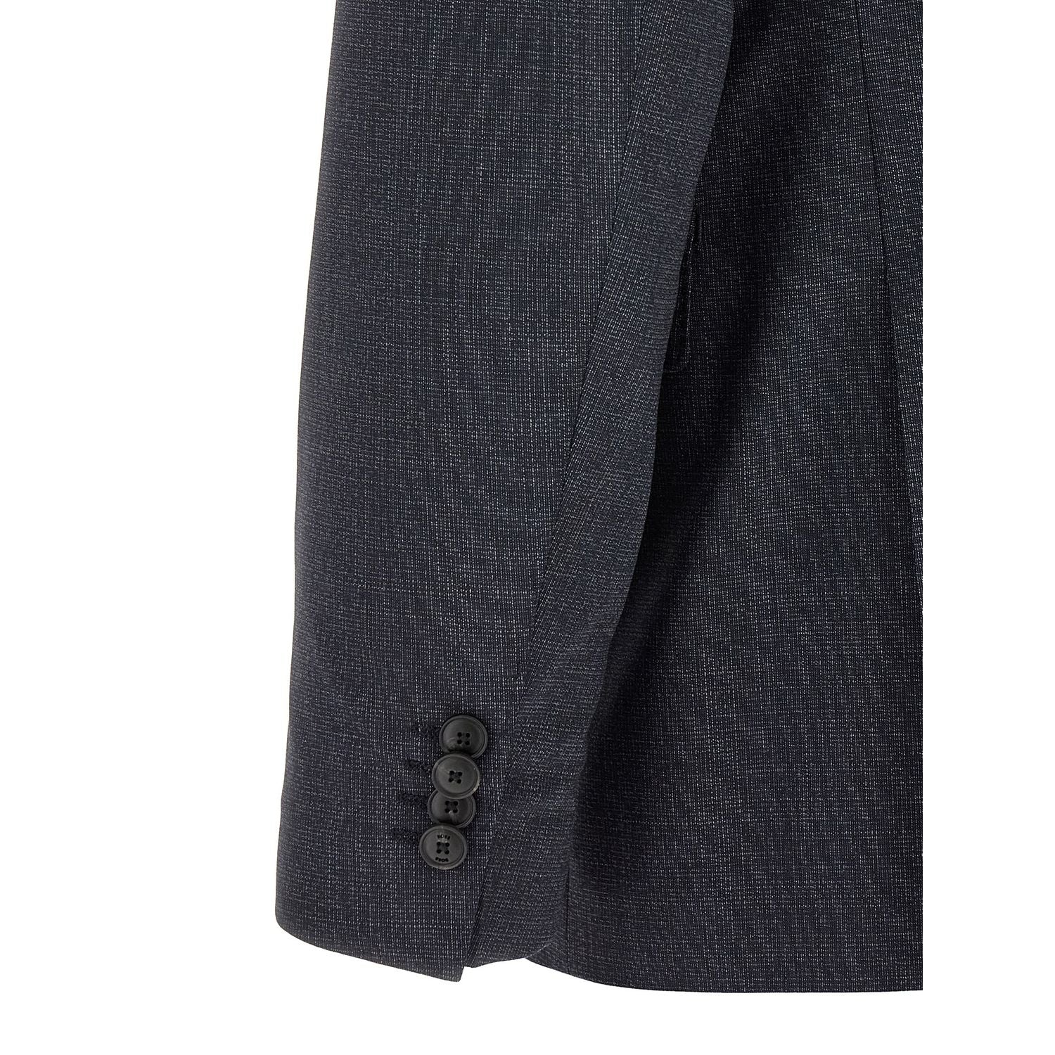 Hugo Boss Blue Polyester Two-Piece Suit