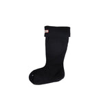 Hunter Black Recycled Polyester Sock for women, fall/winter collection, eco-friendly, stylish black design.