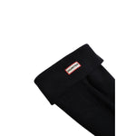 Hunter Black Recycled Polyester Sock for women, Fall/Winter collection, 100% recycled polyester composition, eco-friendly fashion.