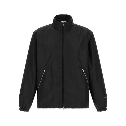 Jil Sander Black Polyester Full-Length Jacket