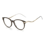 Jimmy Choo Gray Acetate Frames for women, JC280-P4G, with sleek design and comfortable temples, measures 49/17/145mm.