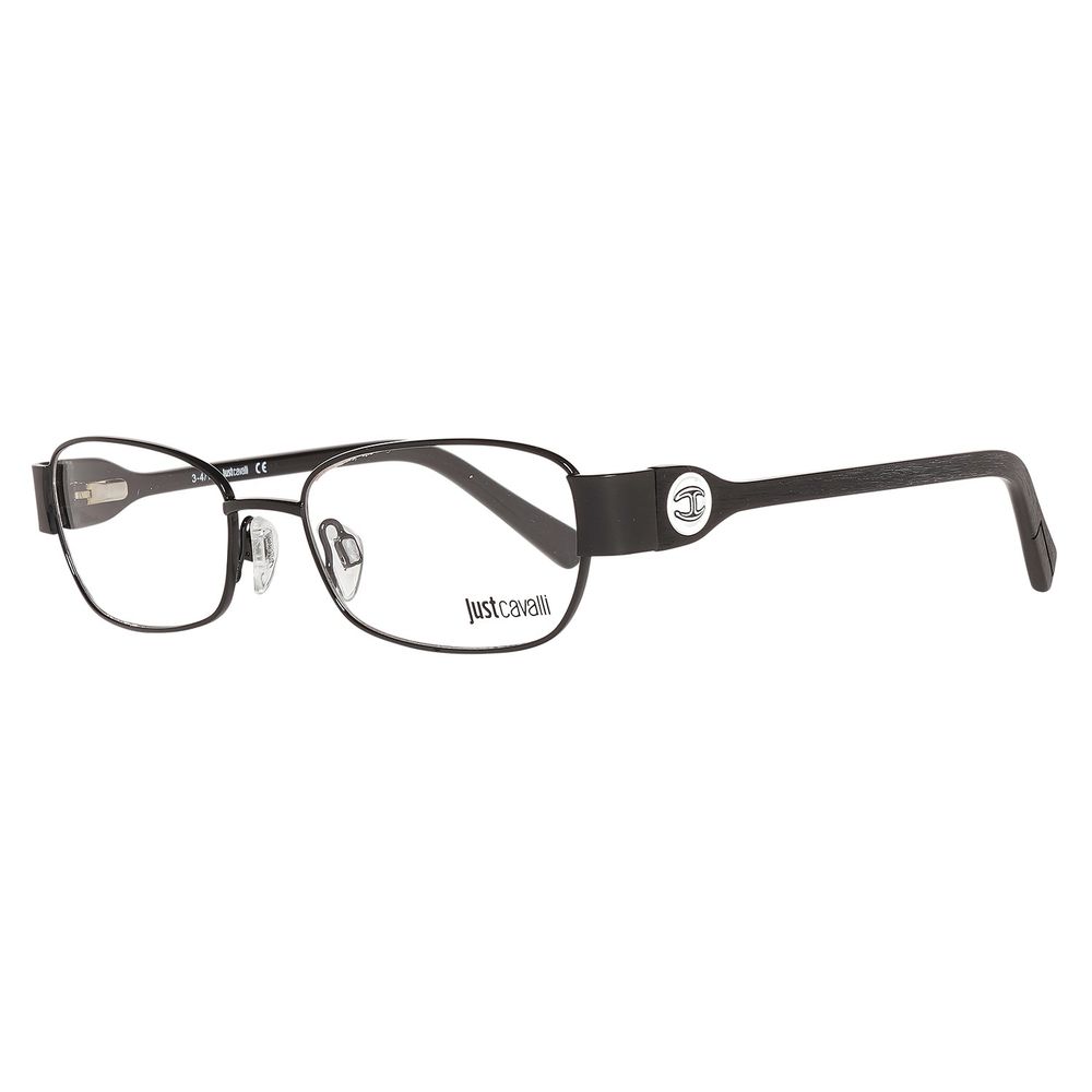 Just Cavalli Black Metal Frames, women's glasses JC0528-005, sleek black metal frame with 52/17/135 mm dimensions for a stylish look.